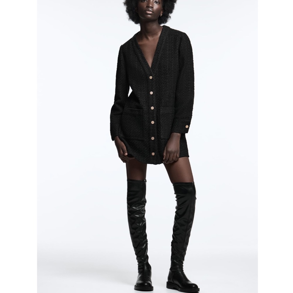 Zara textured weave dress - Picture 10 of 14